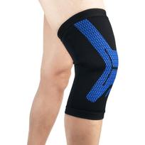 Sports Knee Protection Pads Stylish Pattern Compression Sleeve Supports Running M beige