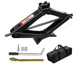 2-Ton Labor-Saving Car Jack for Easy Tire Unloading Turning head + telescopic wrench + bag