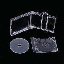 Periferinis atminimo tuščias albumas mini kompaktinių diskų dėklas, raktų pakabukas CD grotuvo formos raktų pakabukas, skirtas pasidaryk pats kuprinės pakabinimui A3