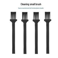 8cm Skustuvo valymo šepetėlis, Česnakų smulkintuvo mažas šepetėlis Šlifuoklis, Plaukų kirpimo mašinėlės valymo šepetėlis small brush juoda