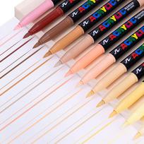 12 spalvų akriliniai žymekliai dažų rašiklis Grafiti žymeklis vandeniui atsparus dažų žymeklis Biuro reikmenys, skirti tapyti uolomis