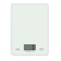 10KG/1G Great Kitchen Scale Non-slip Pad Scratch-resistant Practical Digital Kitchen Scale balta