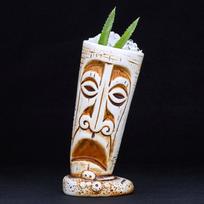 530ml Oblique Skull Beer Steins Mišraus vyno stiklainis Tropical Bar Retro kokteilių taurės Keramika Tiki Puodelis Vyno stiklinis Pochlebcas Indelis Oblique Skull  Mug 530ml