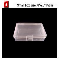 10 tinklinių žūklės reikmenų dėžutė su masalo masalu ir priedais 6cm*4.5cm fishhook small box gray