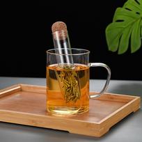 Arbatos infuzinis arbatos filtro sietelis Stiklinis vamzdelis Creative Tea Mate arbatos virimo aparatas Prieskonių žolelių arbatos sietelis Arbatos įrankių priedai