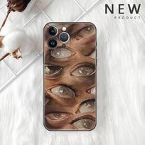 Taikoma IPhone16 Naujam Helovino Siaubo Akių Telefono Dėklui 16plus gray