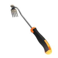 Weed Puller 4 Teeth Dual Purpose Precision Weeding Stainless Steel Manganese Steel Forged Weed Puller Home geltona