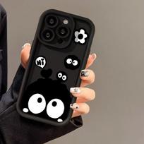 Telefono dėklas, skirtas iPhone 16 13 11 Pro Max iPhone 11 13 16 Samsung S24 Ultra Samsung A54 Redmi note 12 11 Infinix Case iPhone 7&8 juoda