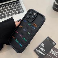 Telefono dėklas, skirtas iPhone 16 13 11 Pro Max iPhone 11 13 16 Samsung S24 Ultra Samsung A54 Redmi note 12 11 Infinix Case iPhone 7&8 juoda