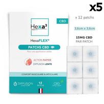 Patchs CBD HexaFLEX, Muscles et Articulations 5 packs