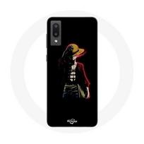 Coque Maniacase pour Samsung Galaxy A02 one piece manga anime luffy fond noir juoda