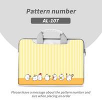 DIY Laptop Bag Computer Case PU Laptop Shoulder Hand Bag Multi Purpose 12 13.3 14 15.6 17.3 inch for Macbook/HP/Lenovo/ Acer 12inch white