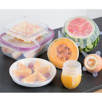 Food Grade Silicone Lids - Set of 6 - Stretchable - Reusable - BPA Free