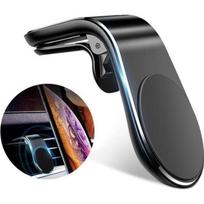 Magnetinis metalinis telefono laikiklis automobiliui, mobilusis magnetinis laikiklis su spaustuku ventiliacijos angai, skirtas „iPhone“ automobilyje