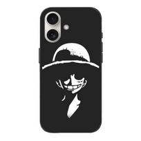 Iphone 16 Plus Monkey D Case. Luffy black and white