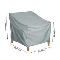 Dust Cover Extend The Life Of Your Garden Furniture With Waterproof Protective Cover For Stacking Chairs And Grill gray