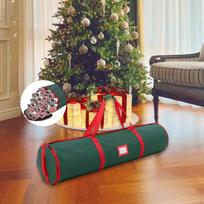 Christmas Gift Wrap Storage Bag, Organizer, Easy Carry with Handles Zippers,