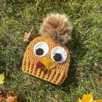 New pure hand-crocheted personality funny horn hat party party family hat children 48-52cm
