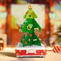 Creative Christmas Gift Christmas Tree Music Box Decoration Set green
