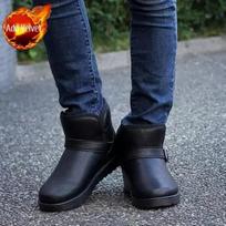 Fashion Men's Snow Boots Winter With Fur Warm Male Shoes Cheap Non Slip Sale Casual Size 44 Y2k Fashion High Quality In Promotion New 45 36