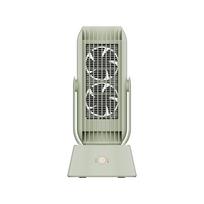 220V Portable Desktop Electric Heater 2 gear mini fan heater with Fast Heating for Home and Office šviesiai žalios spalvos