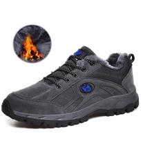 Fashion Big Size 49 Men Cotton Shoes Plush Snow Boots Low-top Men Outdoor Sneakers Comfortable Warm Casual Cotton Shoes Ankle Boots 38