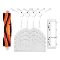 Skirta Xiaomi Mi Robot Vacuum Mijia 1C / 1T / 2C Dreame F9 / D9 / D9 Pro / D9 Max / L10 Pro / Z10 pagrindinio šoninio šepečio šluostės skudurėliui CHINA