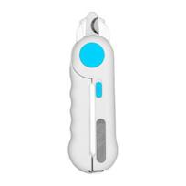 Professional LED Light Pet Nail Scissors Splash-proof Effortless Precise Trimming Cat Dog Nail Clipper Pet Supply rožinė