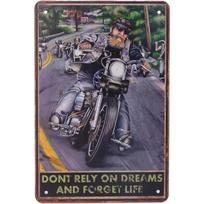 Retro kaimiško stiliaus metaliniai skardos ženklai Motociklų legendos niekada nemiršta Vintažinis plakatas lentelė Kambario sienos menas Garažo Baro Kavinės Sienų dekoras 20x30cm