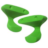 Mini Oven Gloves Silicone Heat Resistant Cooking Pinch Mitts Grip For Kitchen green