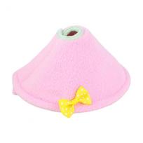 Bird Anti Bite Collar papūgos kaklo rankovė Elizabethan Circle Bird Recovery Collar Pad Kaklas Visą kūną dengianti reguliuojama rankovė XS yellow