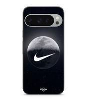 Case - MANIACASE - Google Pixel 9 Pro - Soft - Silicone - Moon Pattern juoda