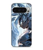 Dėklas - MANIACASE - Google Pixel 9 Pro - Silikoninis - Minkštas - Goku raštas juoda