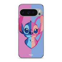 Case for Google Pixel 9 Pro STITCH AND ANGEL BLUE AND PINK juoda