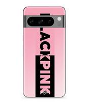 Coque - MANIACASE - Google Pixel 8a Pro - Souple - Noir - Logo Blackpink juoda