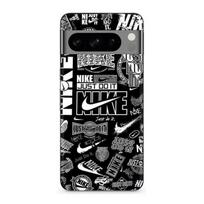 Case for Google Pixel 8 Pro Nike air logo Download Nike Graffiti Black and white juoda