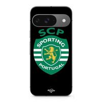 Case for Google Pixel 9 SCP SPORTING PORTUGAL BLACK BACKGROUND juoda