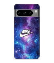 Case - MANIACASE - Google Pixel 8a Pro - Flexible - Silicone - Colorful white Nike Logo juoda