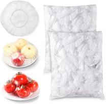 100 vienetų vienkartinis maisto dangtelis plastikinis įvynioklis Elastingi maisto dangteliai vaisių dubenims puodeliai dangteliai laikymo virtuvė šviežiai saugoma taupyklė 50Pcs white