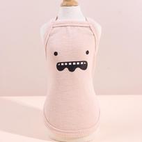 Cute Pet Sling Teddy Bichon Dog Clothes Spring Summer Sleeveless Small Dog Cat Thin T Vest Yorkshire Schnauzer Maltese 6 white