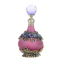 Fragrance Bottle, Refillable Atomizer, Portable Glass Container for Women And Girls rožinė
