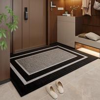 Entry door mat Door mat entry home rubber sole rub mat non-slip mat non-slip carpet mat 44x75cm brown
