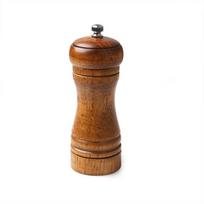 1pc 5-inch oak salt pepper grinder, solid wood spice pepper grinder, kitchen cooking tool Multi use seasoning bottle tools brown