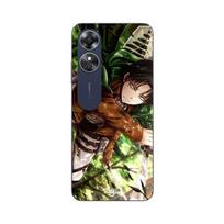 Oppo A17 case attack titans levi ackerman Maniacase juoda