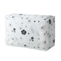 Sulankstomi laikymo krepšiai Antklodė antklodė pagalvė Bagažo tvarkyklė Krepšys nuo dulkių spintos tvarkyklė 55*36*20cm white