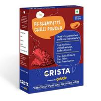 CRISTA Reshampatti Chilli Powder | Laal Mirch Powder with Natural Oils | Zero added Colours, Fillers| Spicy Grade | 100 gms