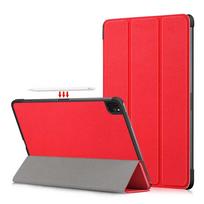Skirtas iPad Air 11 Air 13 2024 dangtelis M2 magnetinis sulankstomas PU odinis kietas nugarėlė Coque iPad Pro 11 13 2024 planšetinio kompiuterio dėklas For iPad Air 11 2024 raudona
