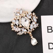 Exaggerated Atmosphere Big Water Drop Pendant Brooch Brooch Collar Pin Clothing Accessories Women