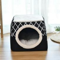 Explosive four seasons general closed cat house villa cat house dog house small dog pet supplies L