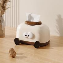 Kawaii Plastikinė Animacinė Servetėlių Dėžutė Dekoratyvinė Didelės Talpos Servetėlių Laikiklis Su Spyruokliniu Servetėlių Dozatoriumi Svetainės Dekoracija 20*15.5*12.5cm